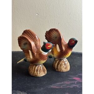 Pheasant Shaped Salt & Pepper Shakers‎